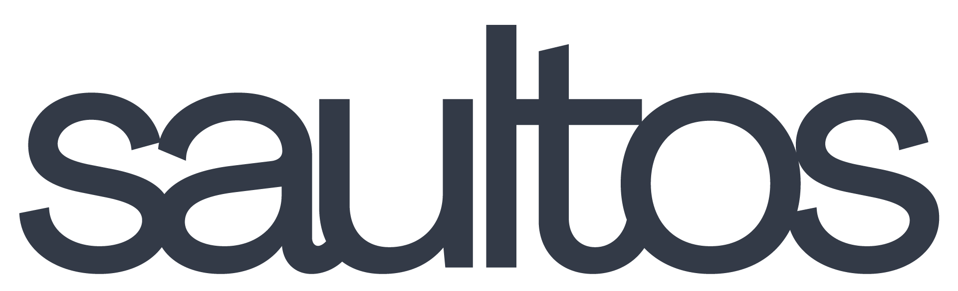 Saultos Gymnastics wordmark logo for Guelph Ontario